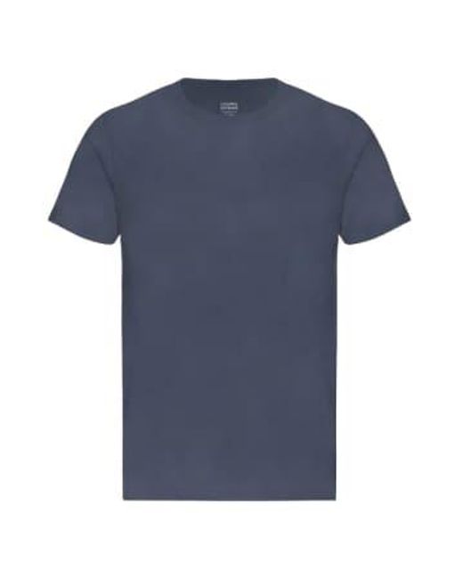 Camiseta orgánica clásica neptuno azul COLORFUL STANDARD de hombre de color Blue