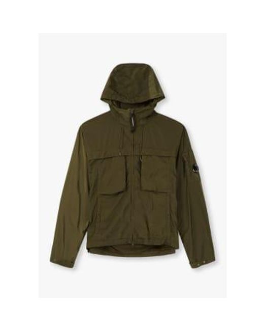 C P Company Green S -r Hooded Jacket for men