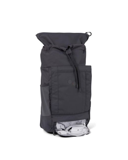 pinqponq Blok Deep Anthra Medium Backpack in Blue | Lyst