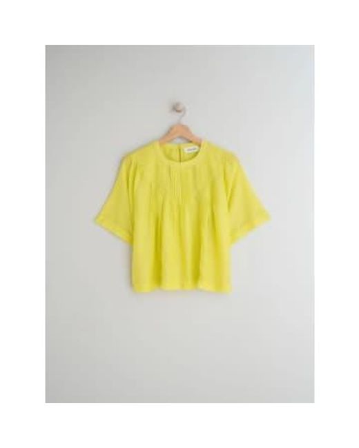 Indi & Cold Yellow Fluorescent Blouse S