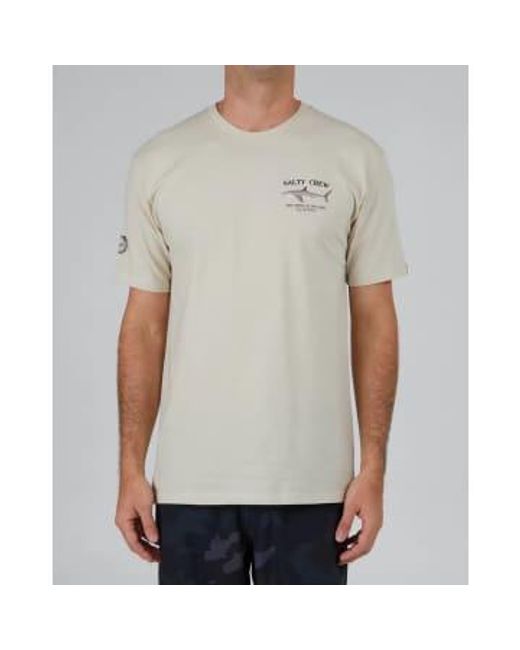 Salty Crew Gray T-shirt Crème S for men