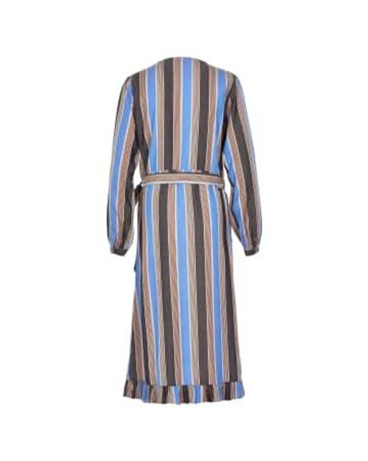 Numph Blue Jemima Dress 36 /purple/grey