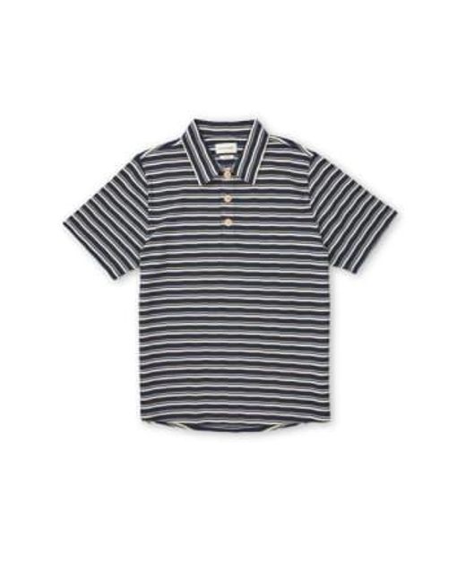 Oliver Spencer Blue Tabley Polo Shirt Braemar Navy Xl for men