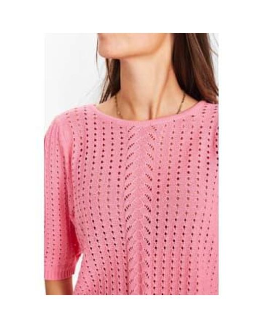 Numph Pink Nuara Pullover