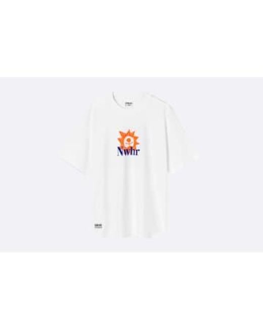 Nwhr White Sunrise T Shirt for men