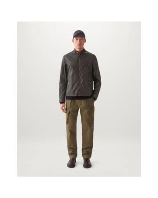 Belstaff Gray Walkham Wax Jacket Size: 44, Col: Faded for men