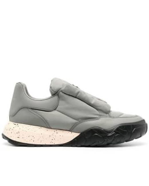 Alexander McQueen Gray Court Padded Logo Sneakers for men