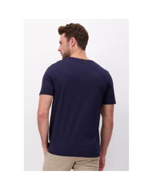 T-shirt cou l'équipage la marine Fynch-Hatton pour homme en coloris Blue
