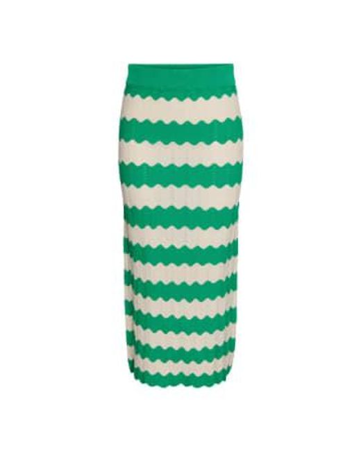 Y.A.S Green | Bee Hw Long Knit Skirt Xs