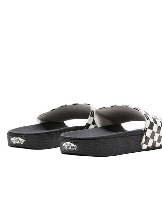 Vans : Checkerboard Slide-on Sandals in Black for Men | Lyst