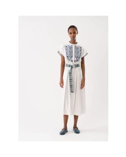 Lolly's Laundry White Pinjall Maxi Dress