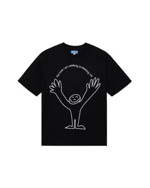 Market Black Seek Love T-shirt Washed for men