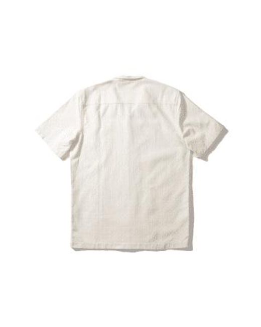 La chemise à manches coupe artisan Edmmond Studios pour homme en coloris White