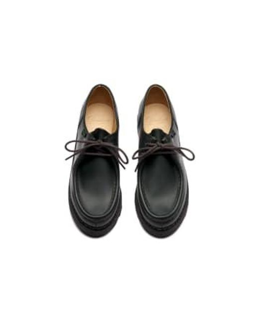 Paraboot Black Michael Shoes Lisse 37 for men
