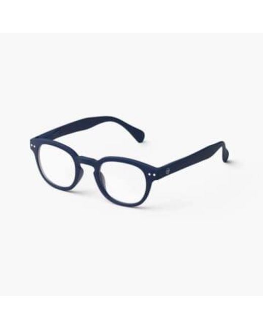 Izipizi Blue Reading Glasses #c Navy Diopter +1 for men