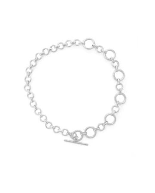 Tutti & Co Metallic Ne536s Revive Necklace One Size / Silver