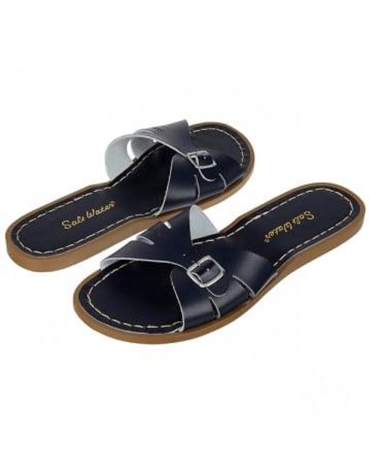 Salt Water Blue Sandals Slide