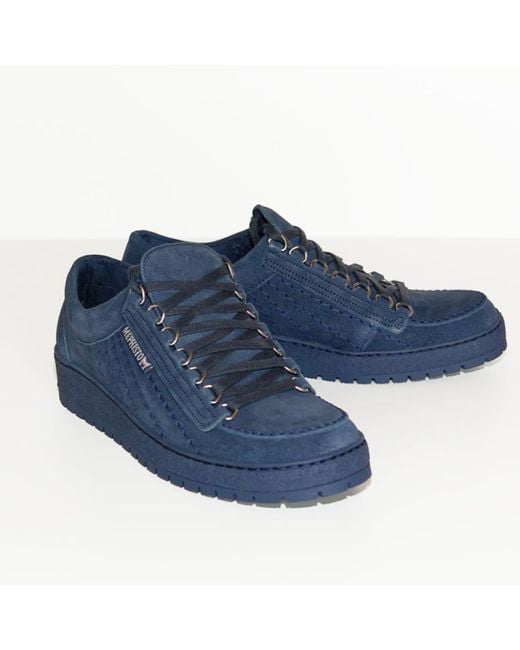 Mephisto Rainbow Mulberry Velours in Blue for Men | Lyst