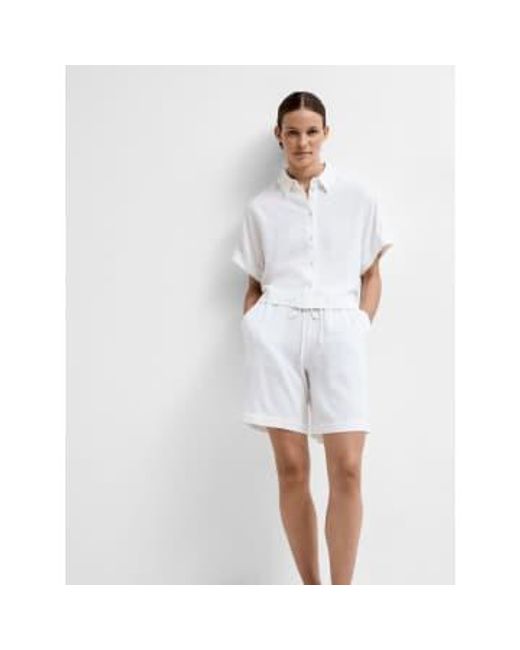 Shorts viva blancanieves SELECTED de color White