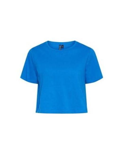 Pieces Blue Pcsara French T-shirt for men