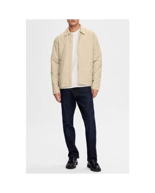 SELECTED Natural Pure Cashmere Stan Shacket for men