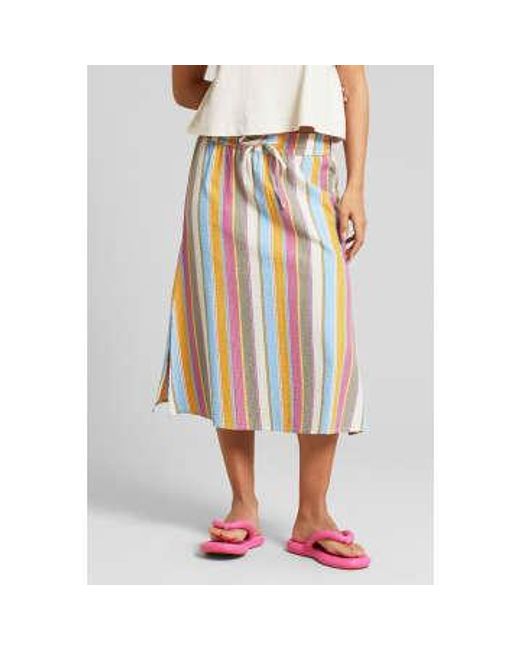 Dedicated Multicolor Multi Klippan Club Stripe Skirt / S