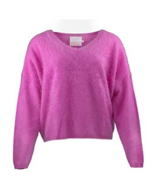 ABSOLUT CASHMERE Purple Soeli Sweater Cashmere
