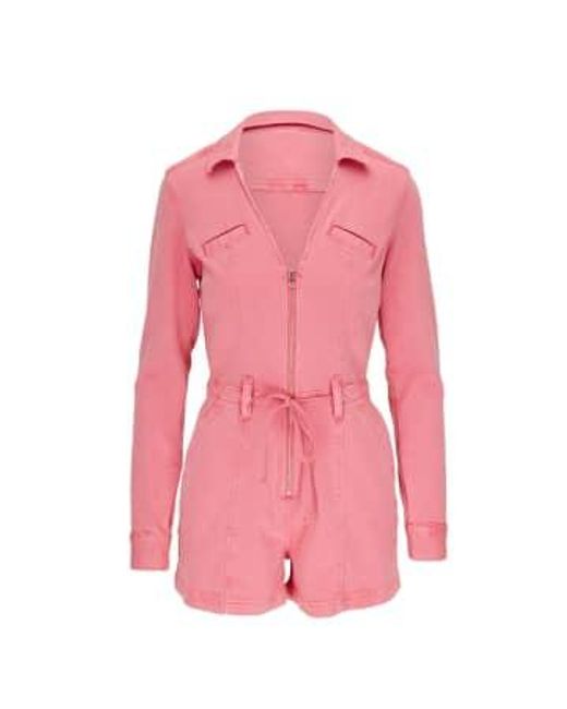 PAIGE Pink Meg Romper Suit 8
