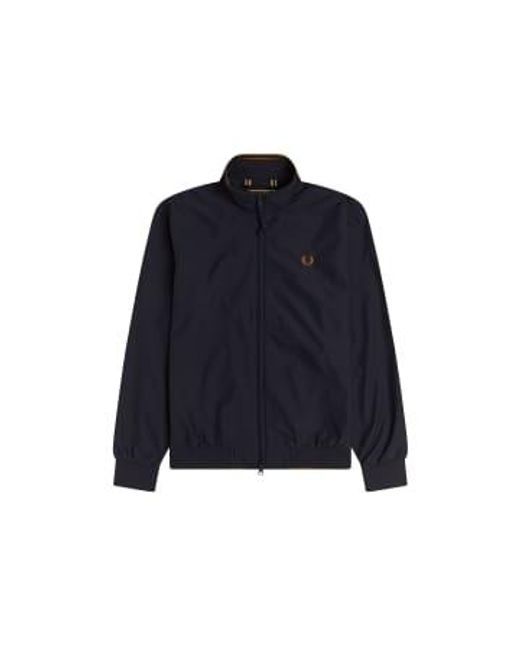 Fred Perry Blue Brentham Jacket Navy M for men