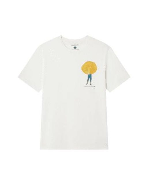 T-shirt funghi 2 Thinking Mu pour homme en coloris White