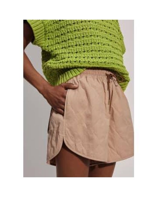 Varley Green Connell Quilt Short Warm Taupe S