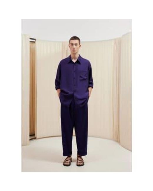 Loose Shirt Iris di Lemaire in Blue da Uomo