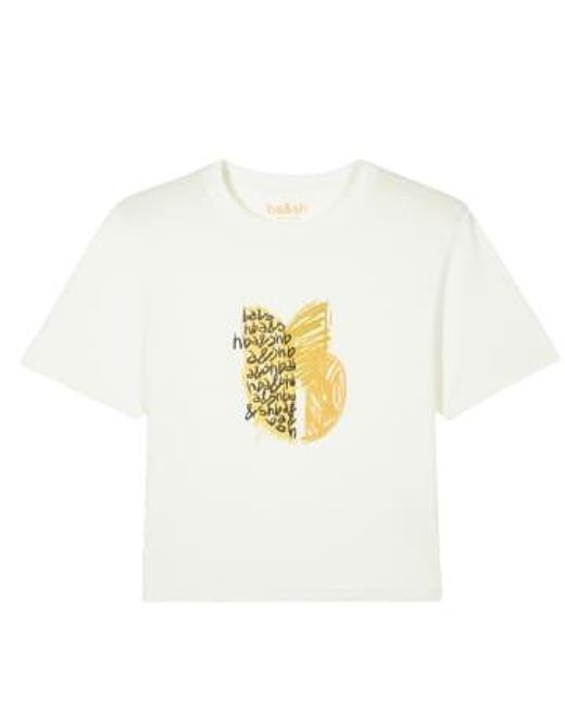 Ba&sh White Emine T-shirt 1 Ecru