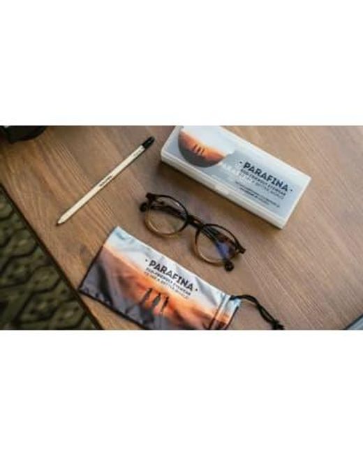 Parafina Brown Eco Friendly Reading Glasses Nilo Strength 0 for men