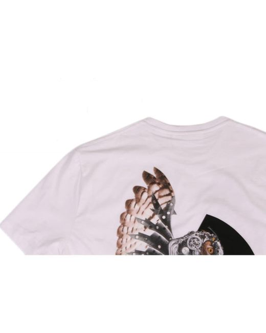 Bøde antydning matrix Neil Barrett Eagle Print T-shirt White in Pink for Men | Lyst UK