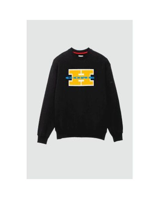Homecore Black Big H Patch Sweat Yellow M for men