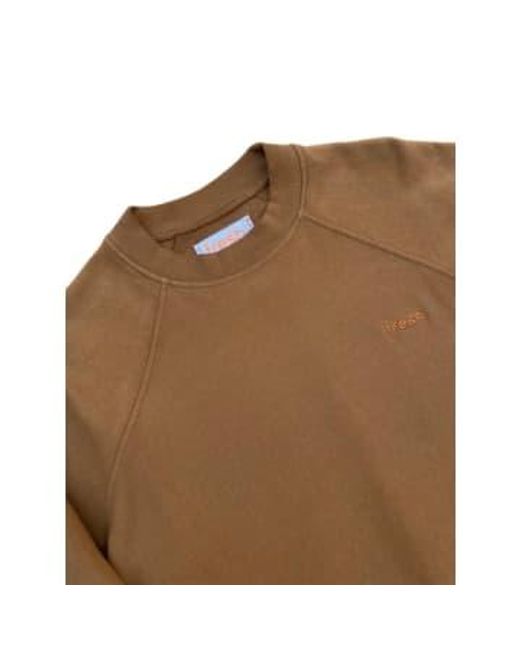 Sweat-shirt coton Billie en biscuit Fresh pour homme en coloris Brown