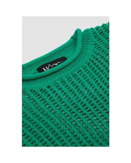 Manastash Green Mesh Summer Sweater L for men