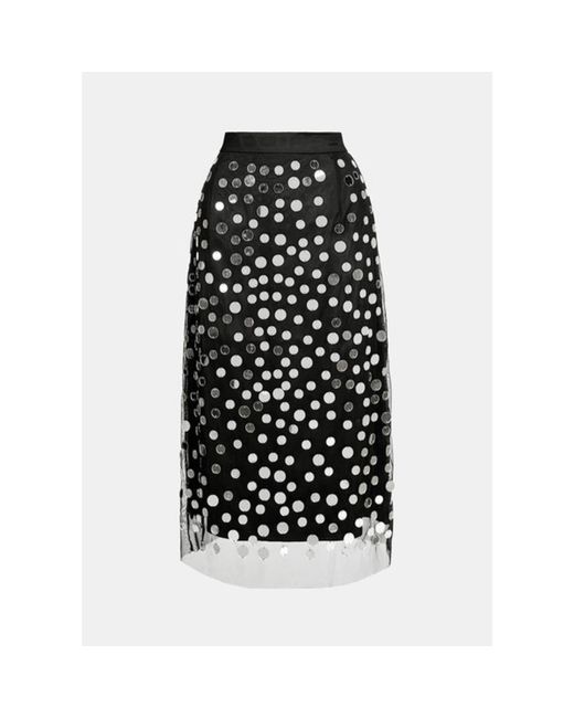 Essentiel Antwerp Crescent Skirt in Black | Lyst UK