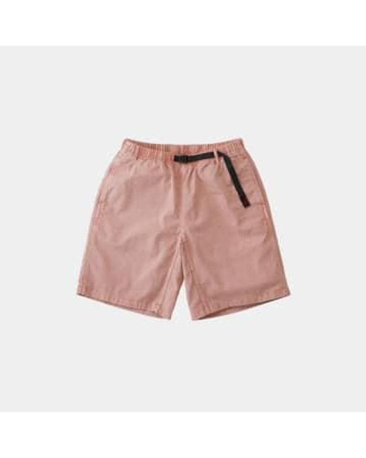G Shorts Pigment Dyed di Gramicci in Pink da Uomo