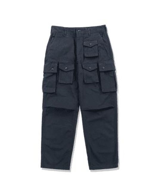 FA Pant Cotton Ripstop Osck Navy Engineered Garments de hombre de color Blue