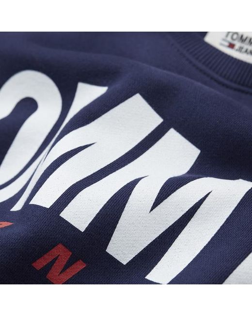 tommy hilfiger essential logo fleece sweatshirt