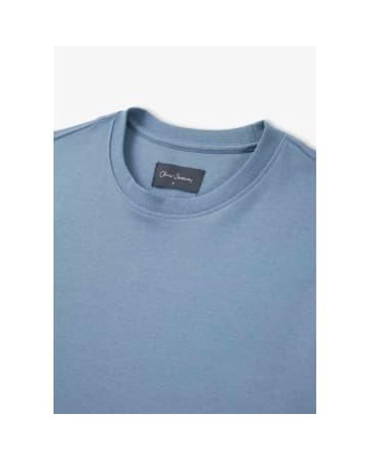 Oliver Sweeney Herren palmela-baumwoll-t-shirt in blau in Blue für Herren