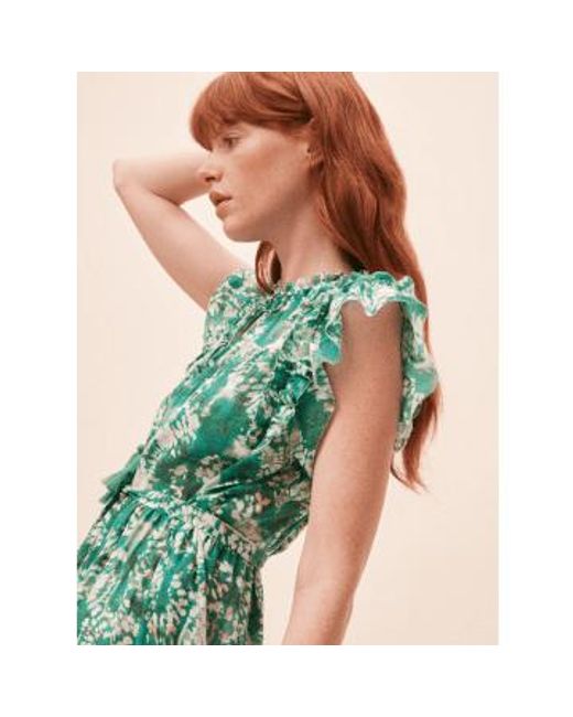 Suncoo Green Calipso Printed Dress