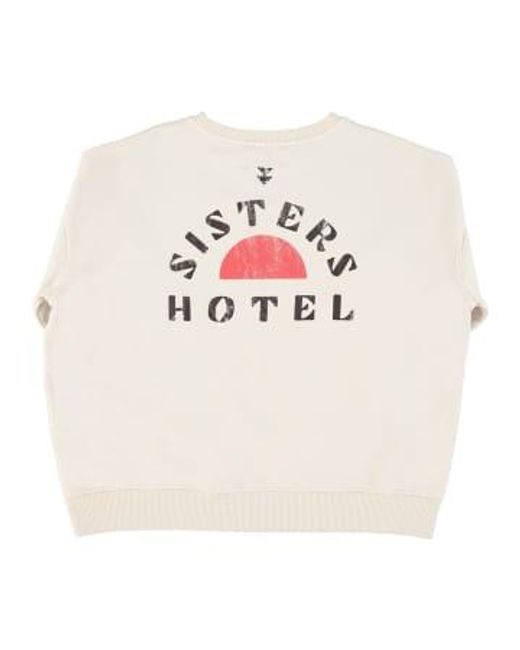 Sisters Department Sudadera Late Checkout Ecru S in White Lyst UK