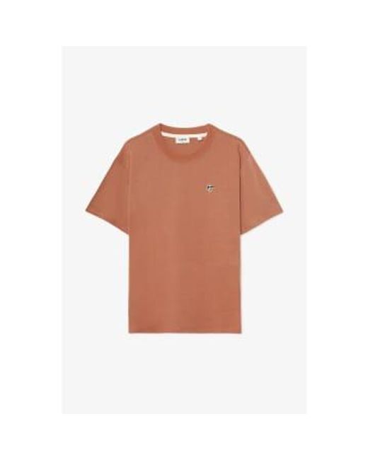 Pompeii3 Brown Brick Emilio Short Sleeves T Shirt S for men