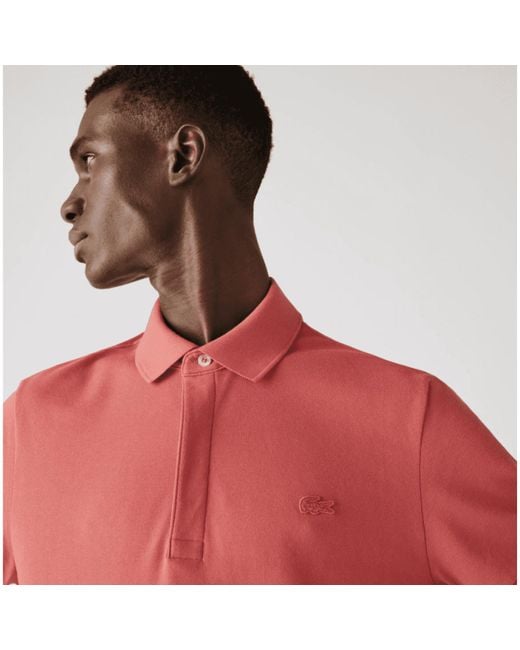 lacoste coral polo