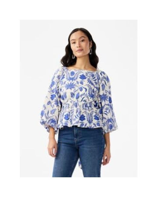Yas Billie Blouse di Y.A.S in Blue
