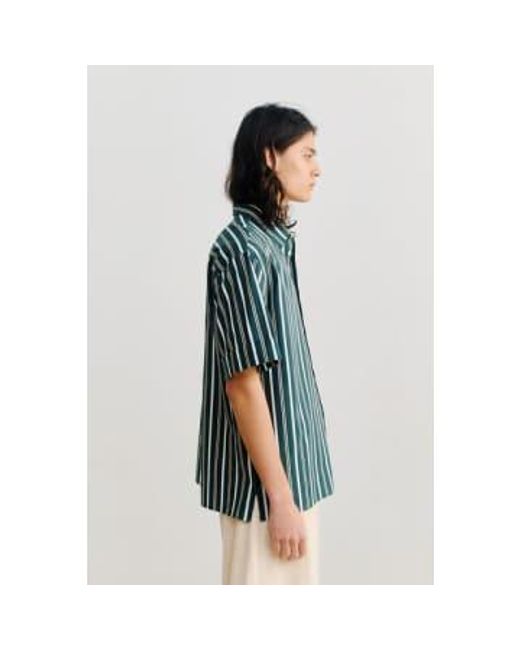 A Kind Of Guise Blue Elio Shirt Racing Stripe S for men