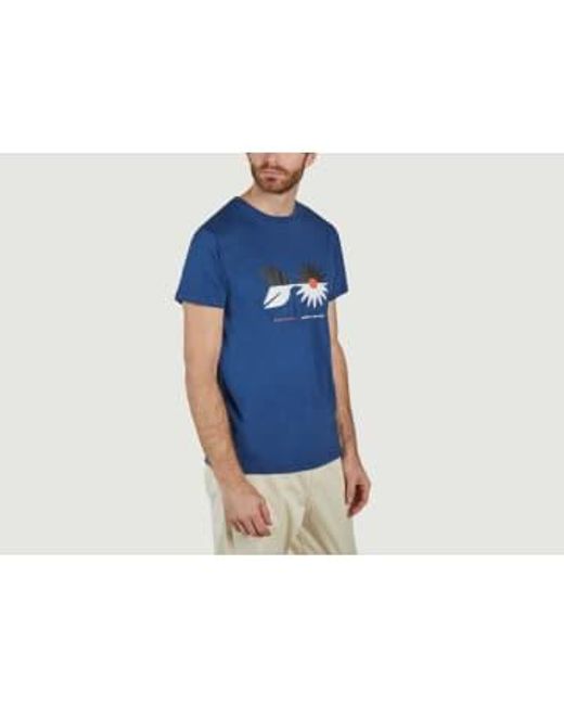 Bask In The Sun Blue Chasing Sun Sweat T-shirt S for men